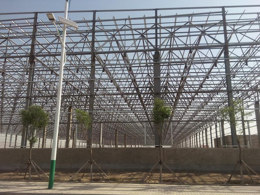 韶山汽车工业厂房网架